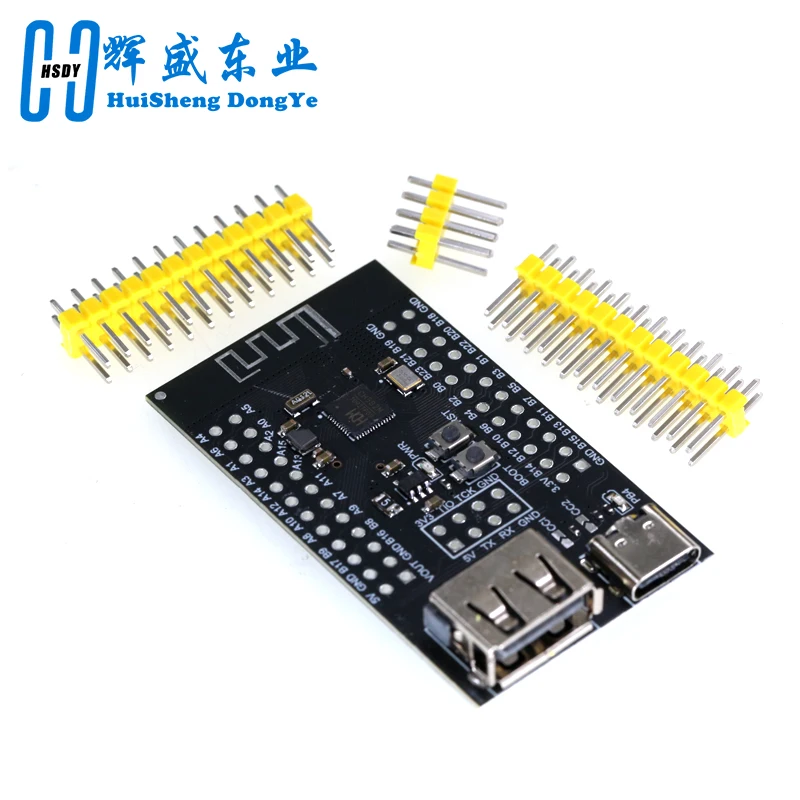 Immagine 7: Scheda di sviluppo CH582M Scheda centrale BLE Microcontrollore Bluetooth wireless MCU Bluetooth a basso consumo Doppio USB