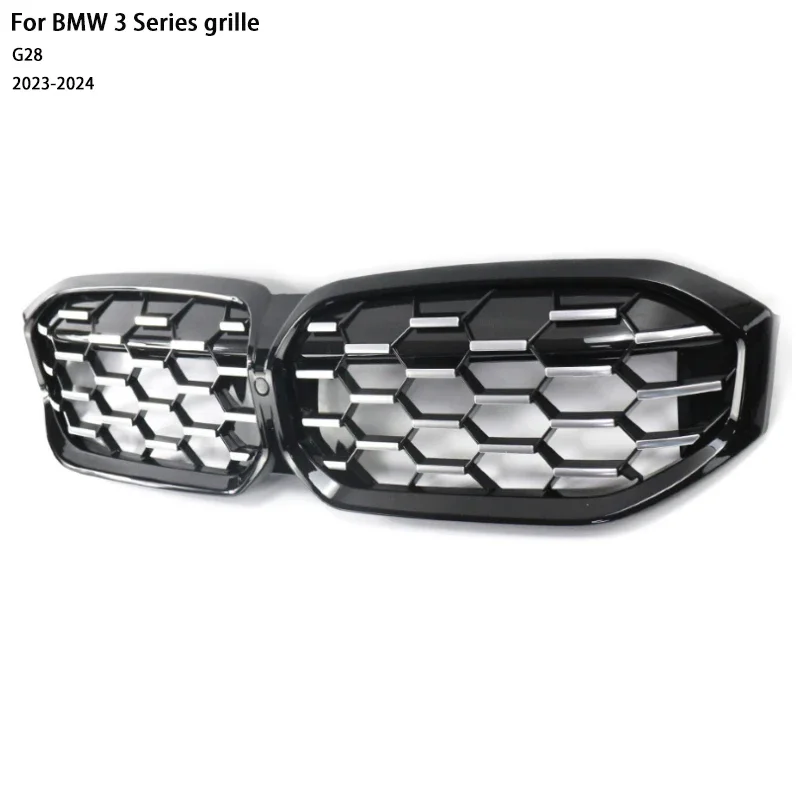 لسيارات BMW 3 Series G28 2023-2024 مصبغة تعديل شبه فضية كاملة Sky Star Grille G28 Grille