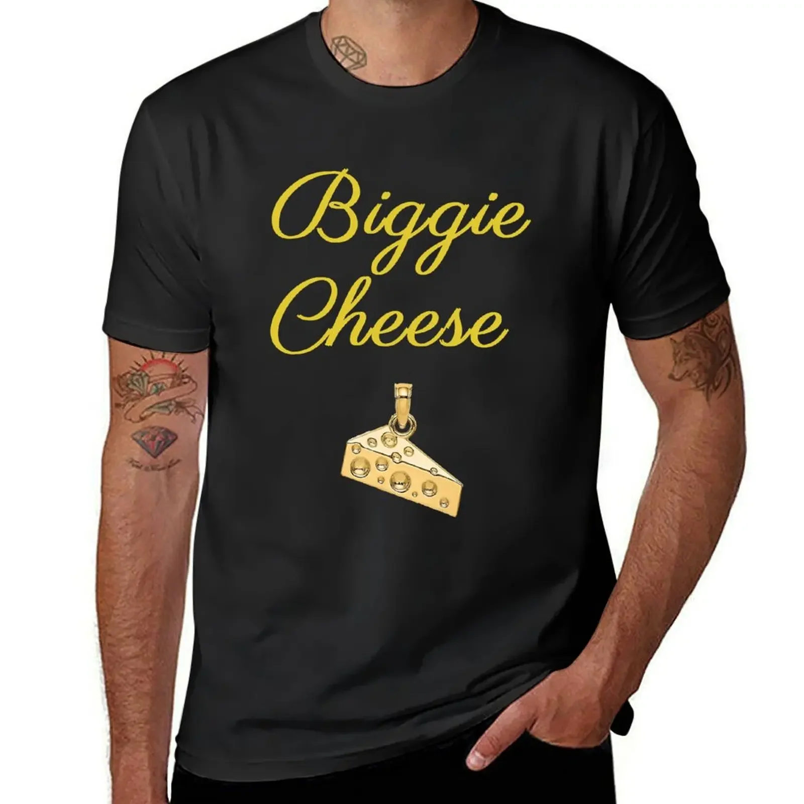 Biggie Cheese le meilleur rappeur T-Shirt kawaii clothes anime men tshirt