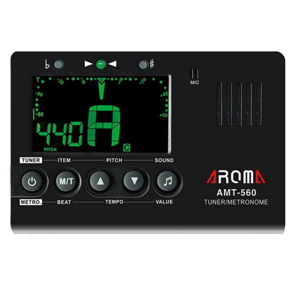 ANOMA Electronics AMT-560 Metronome  Guitar Tuner Guitar Built-in Mic with Pickup Cable for Guitar Chromatic Bass Violin Ukulele