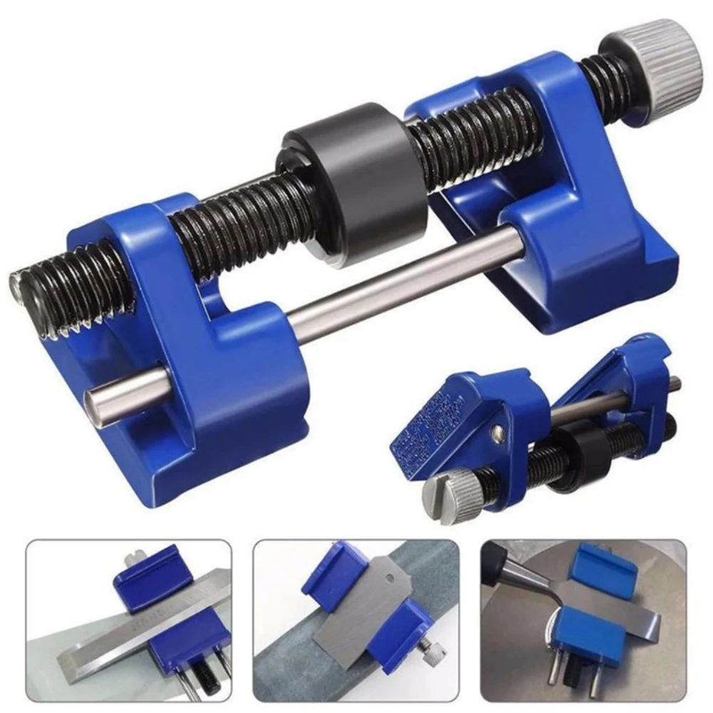 Honing Tool for Metal Wood Chisels and Plane Blades with Adjustable Width to Proper Angle for Effective Sharpening