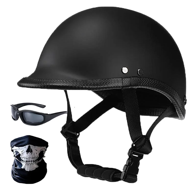 

Four Seasons, Scooter, Locomotive, Hard Hat, Retro, Winter, Lightweight, Half Helmet, Men's and Women's, Electric Vehicle Helmet