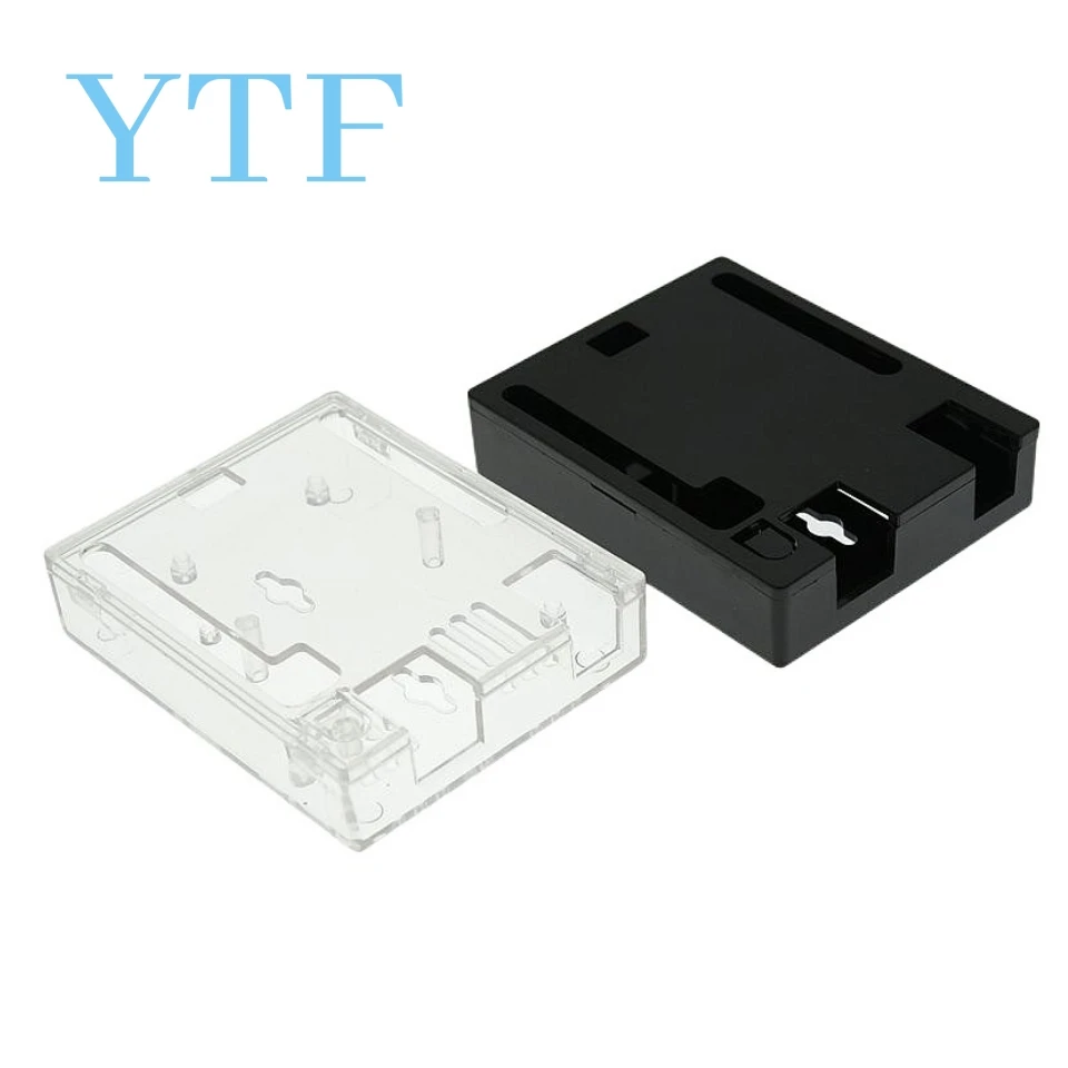 Black ABS Plastic Case Shell Transparent Box for Arduino UNO R3