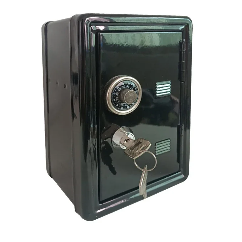 Mini Safes Metall Haushalt Safe Kreative Sparschwein Schlüssel Safe Desktop Dekoration Schlüssel Lagerung