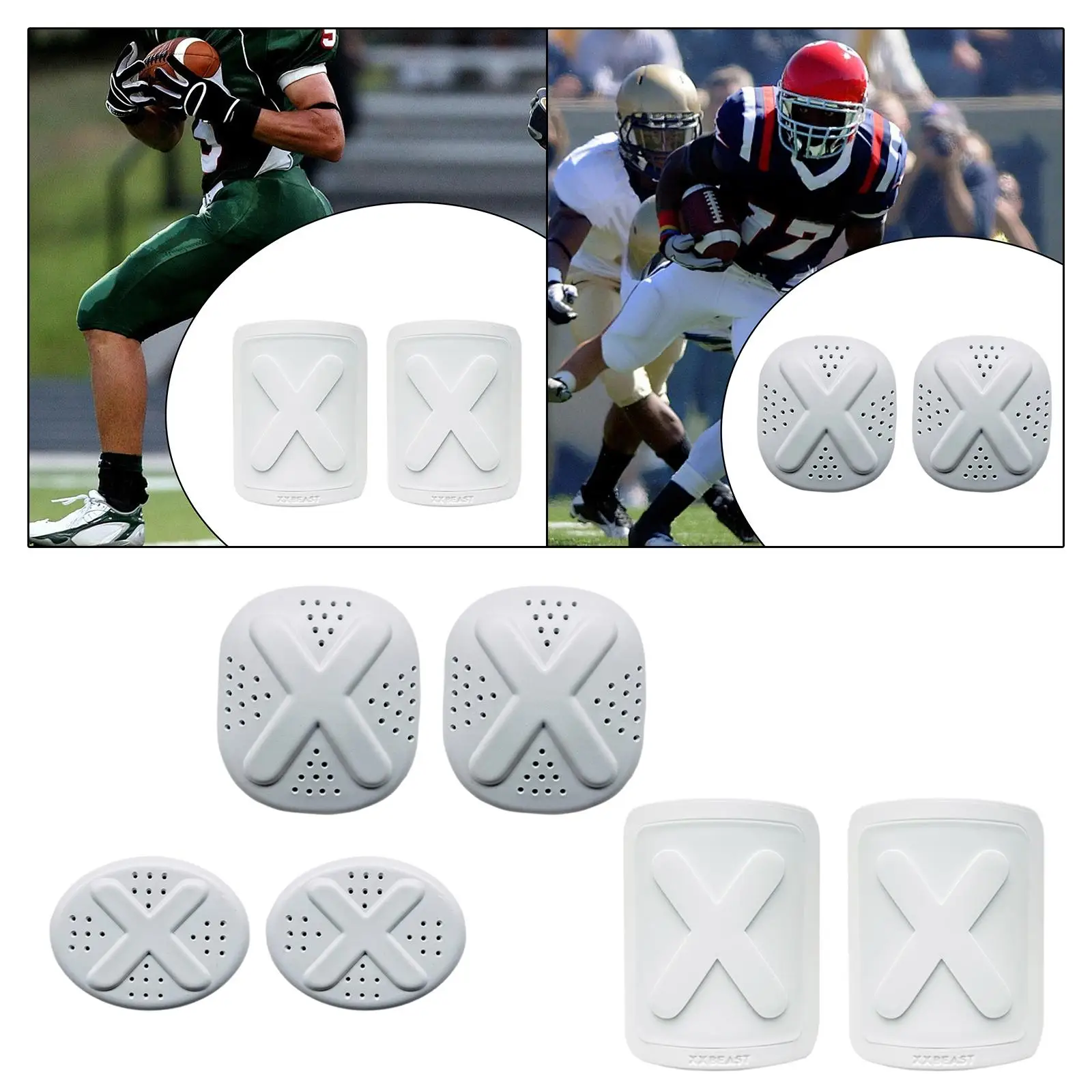 

2 шт., футбольные щитки для ног, подушечки для ног, противоударное спортивное снаряжение, легкая защита, защитное снаряжение для мужчин и женщин, футбольные игры