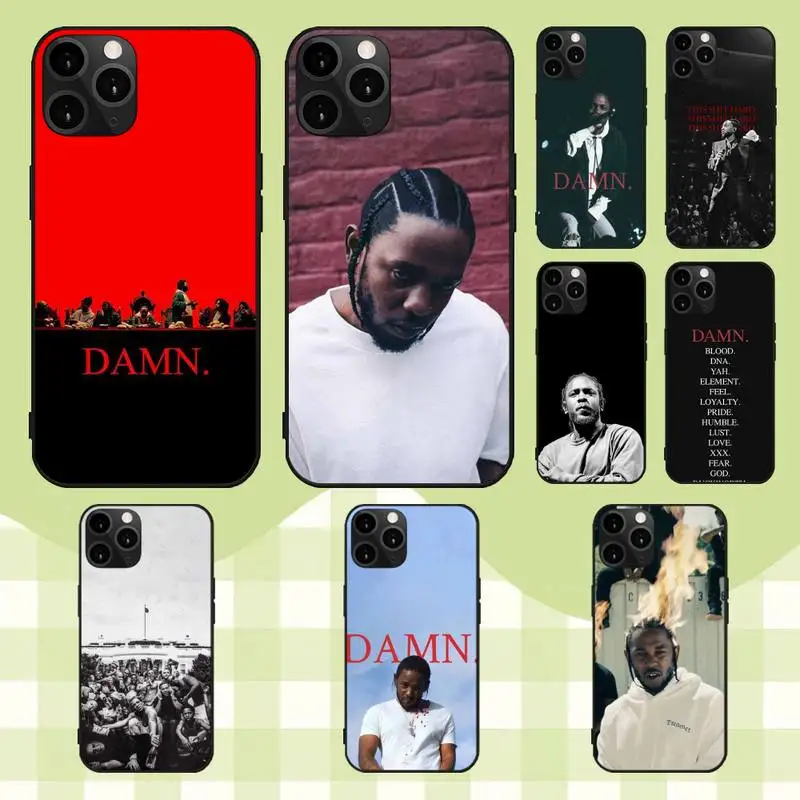 Rapper Kendrick Lamar Phone Case For iPhone 11 12 13 14 Mini 6 7 8 plus X XS XR PRO MAX Shell