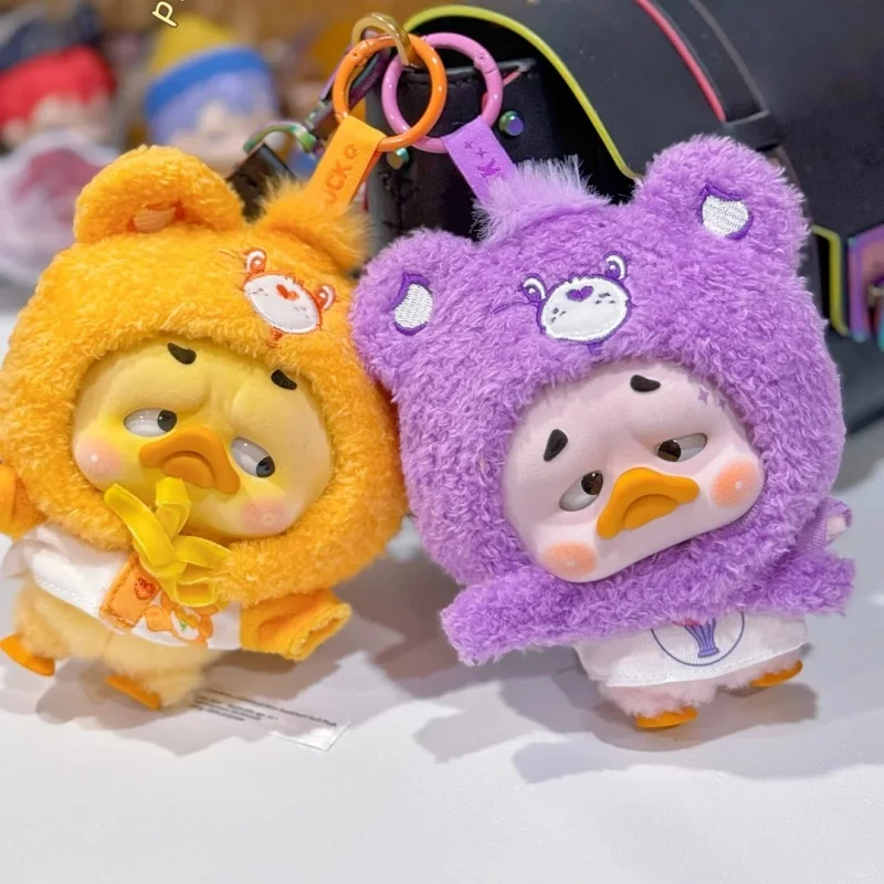

Original Upset Duck Neon Sweetheart Duck 6th Generation Series Blind Box Plush Trendy Toy Bag Pendant Collectible Figurine Gift