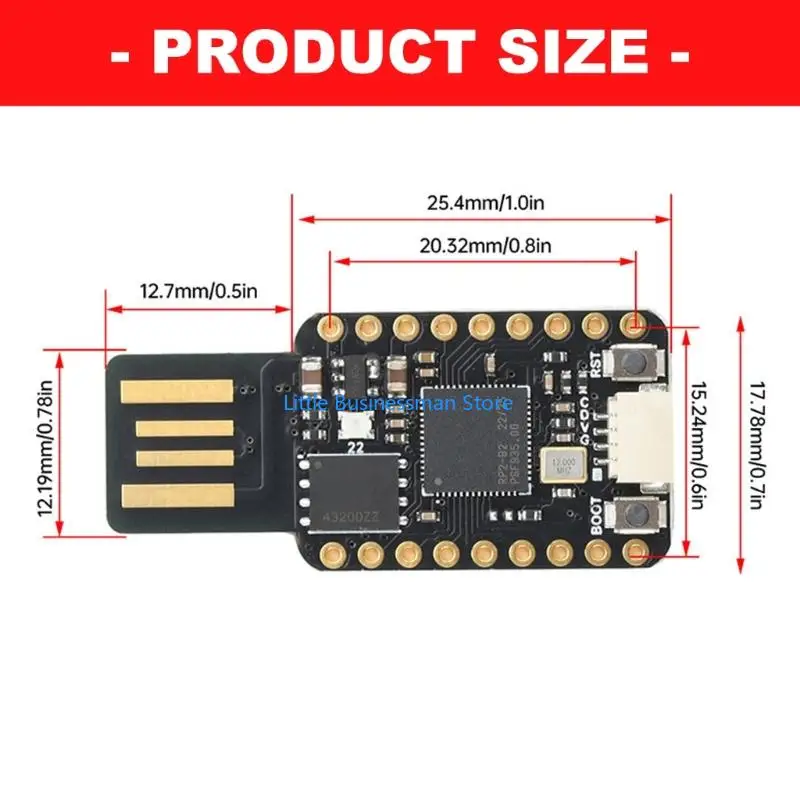 USB-Mikrocontroller-Board für GPIO-Verkabelung und Code-Ladearbeiten M76A – Detail 6