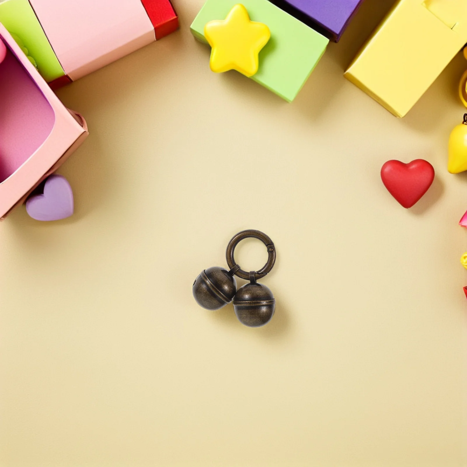 

2Pcs Pet Bells for Collar: Loud Dog Cat Bells with Quick Clips for Training and Tracking Decorative Charms Dog Keychain Charm