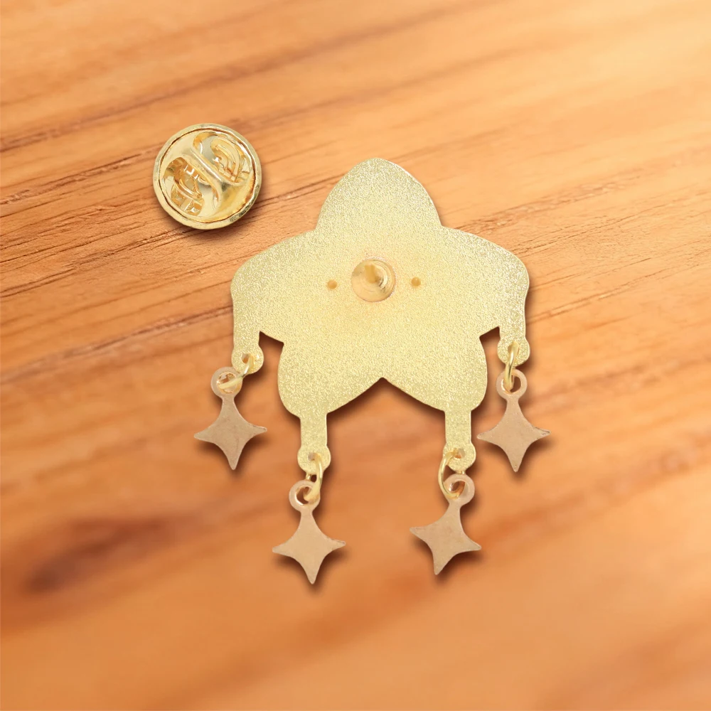 Cute Anime Chibi Maomao Enamel Pin The Apothecary Diaries Inspired Star Badge Peripheral Pendant Fans Gift Brooch Accessory