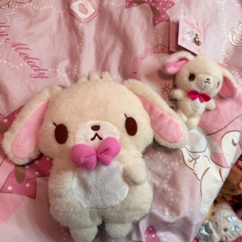 Kawaii Sugarbunnies Shirousa أفخم حقيبة كروسبودي Kurousa الأرنب رقيق أفخم محفظة نسائية للعملات المعدنية أسود أبيض الأرنب سستة حقيبة التخزين هدية