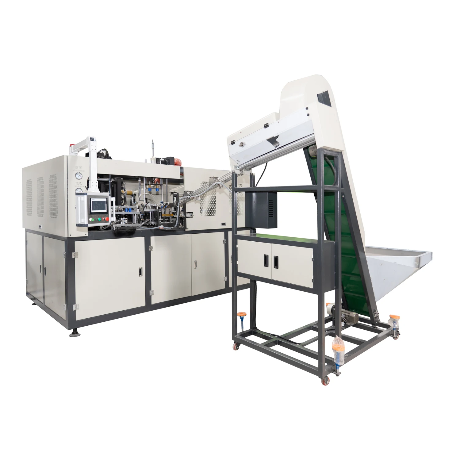 2 Cavid 4 Cavities Fully Automatic Pet Blow Moulding Machine Plastic Bottle Production Line With Auto Dropping Bottles