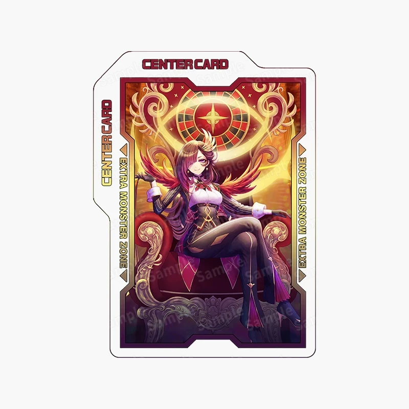 Diy Self Made Yu-Gi-Oh! Cielo The Veil of Raise Moon Acrylic Card Partition Card Storage Box Card Board Anime Card Gift Toy