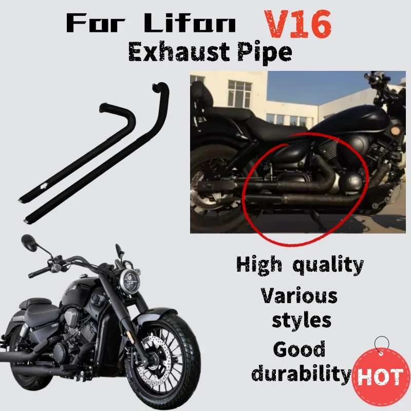 

Lifan V16-Modified National III National IV Retro VH Exhaust Pipe-With Muffler Horse Hoof Sound