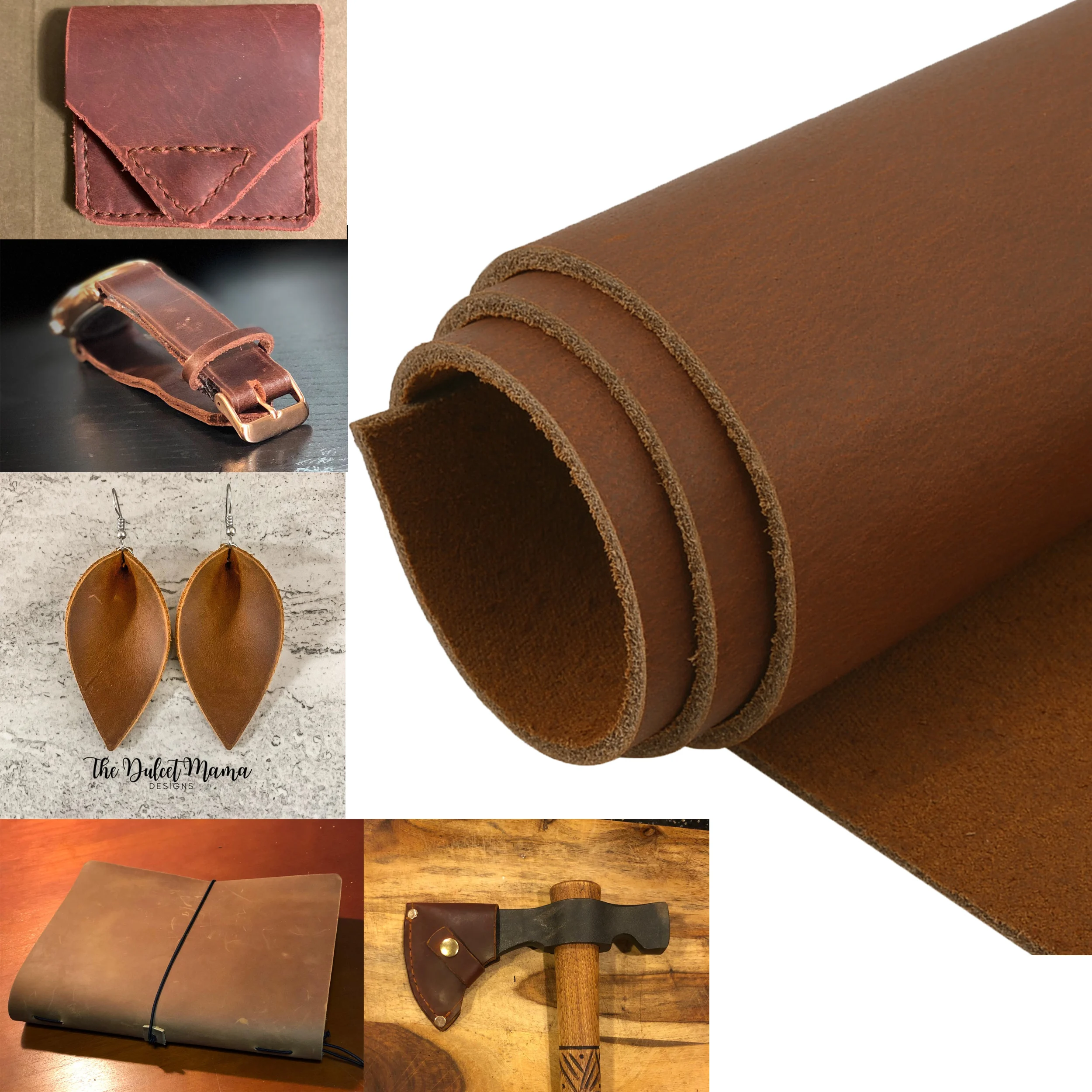 

Genuine Crazy Horse Leather Genuine Cowhide Tooling Leather Sheets 5/6OZ for Belt Wallet Bag Shoes in Black Brown Coffee Green