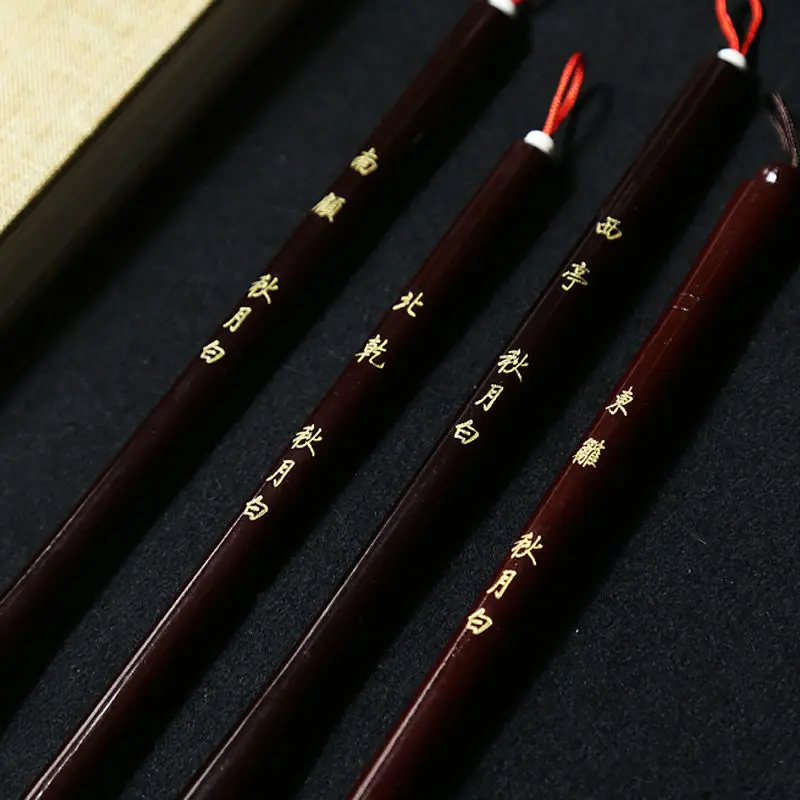 Medium Regular Script Brush Set Ouyang Xun Yan Zhenqing Calligraphy Creation Writing Brush Pen Traditional Chinese Painting Pen