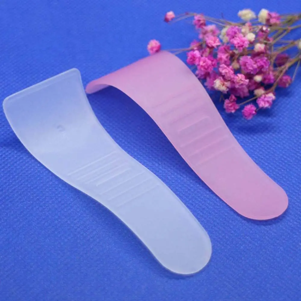 Trucco conveniente Cura della pelle Crema per la depilazione in plastica Paletta Raschietto per la depilazione Strumenti di bellezza Spatola per la depilazione