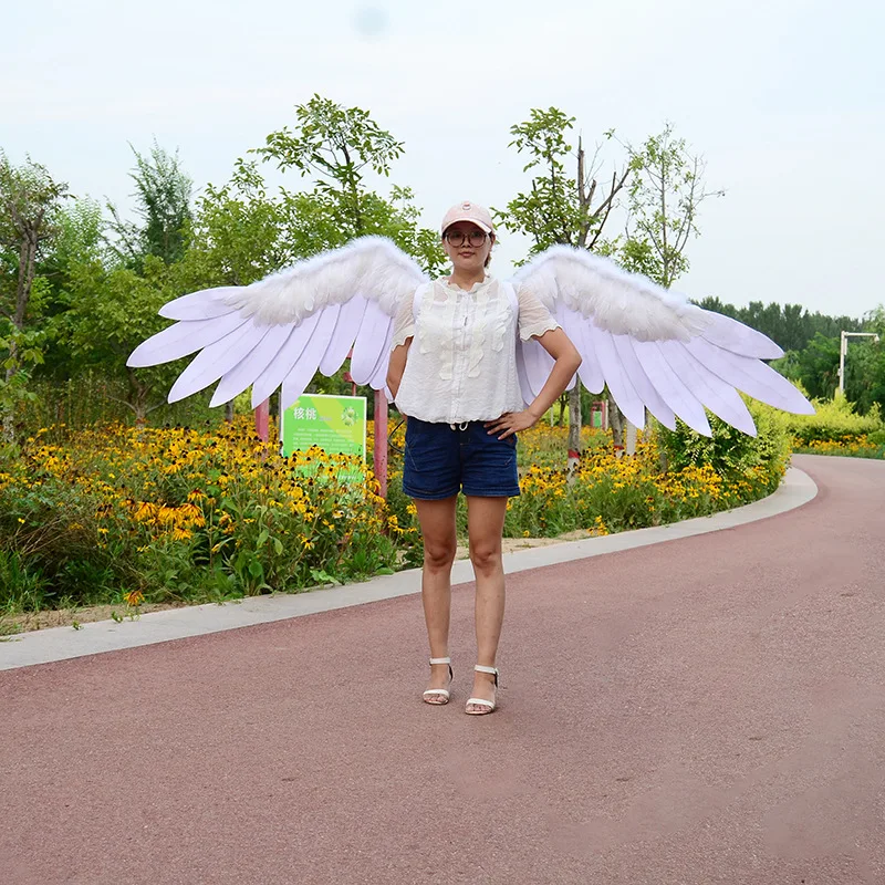 Adult electric feather wings remote control wing magic prop shooting