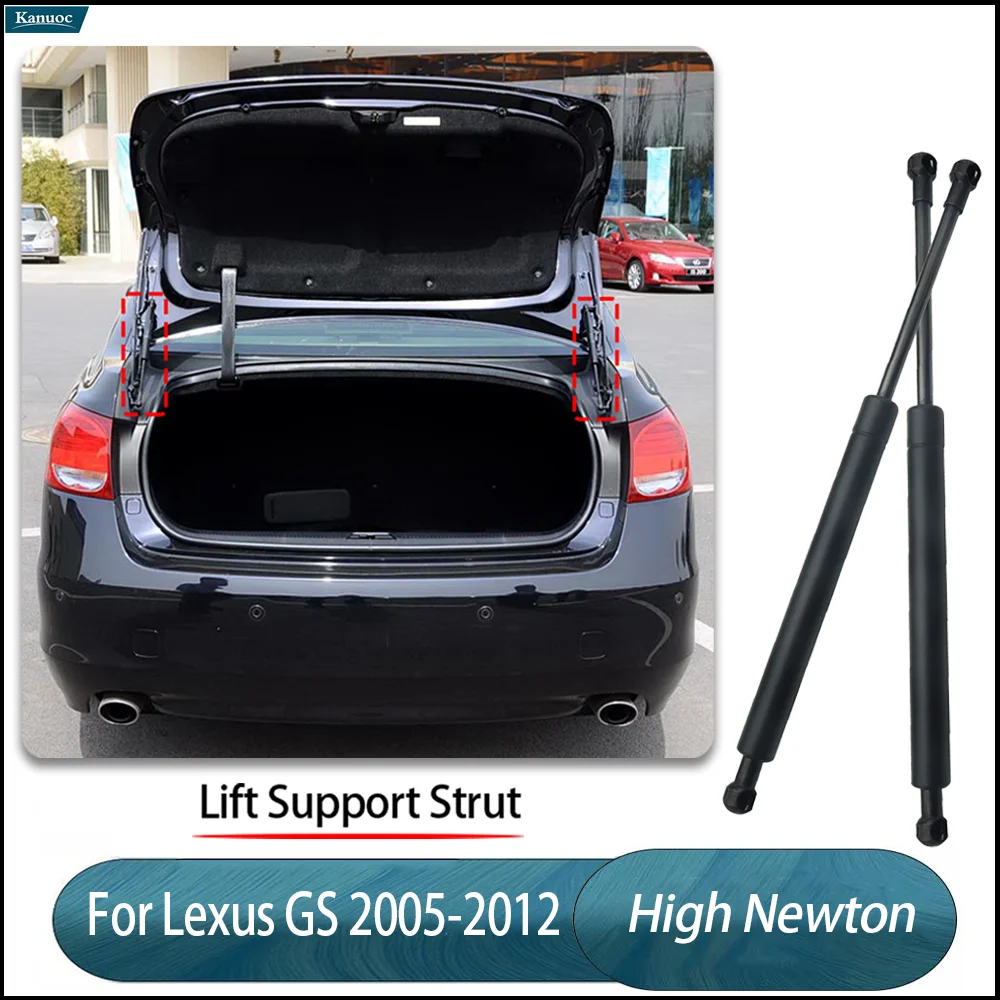 

For Lexus GS300 350 430 450h 460 2005-2012 2Pcs Car Tailgate Gas Struts Trunk Lift Support Shocks Replacement Kit