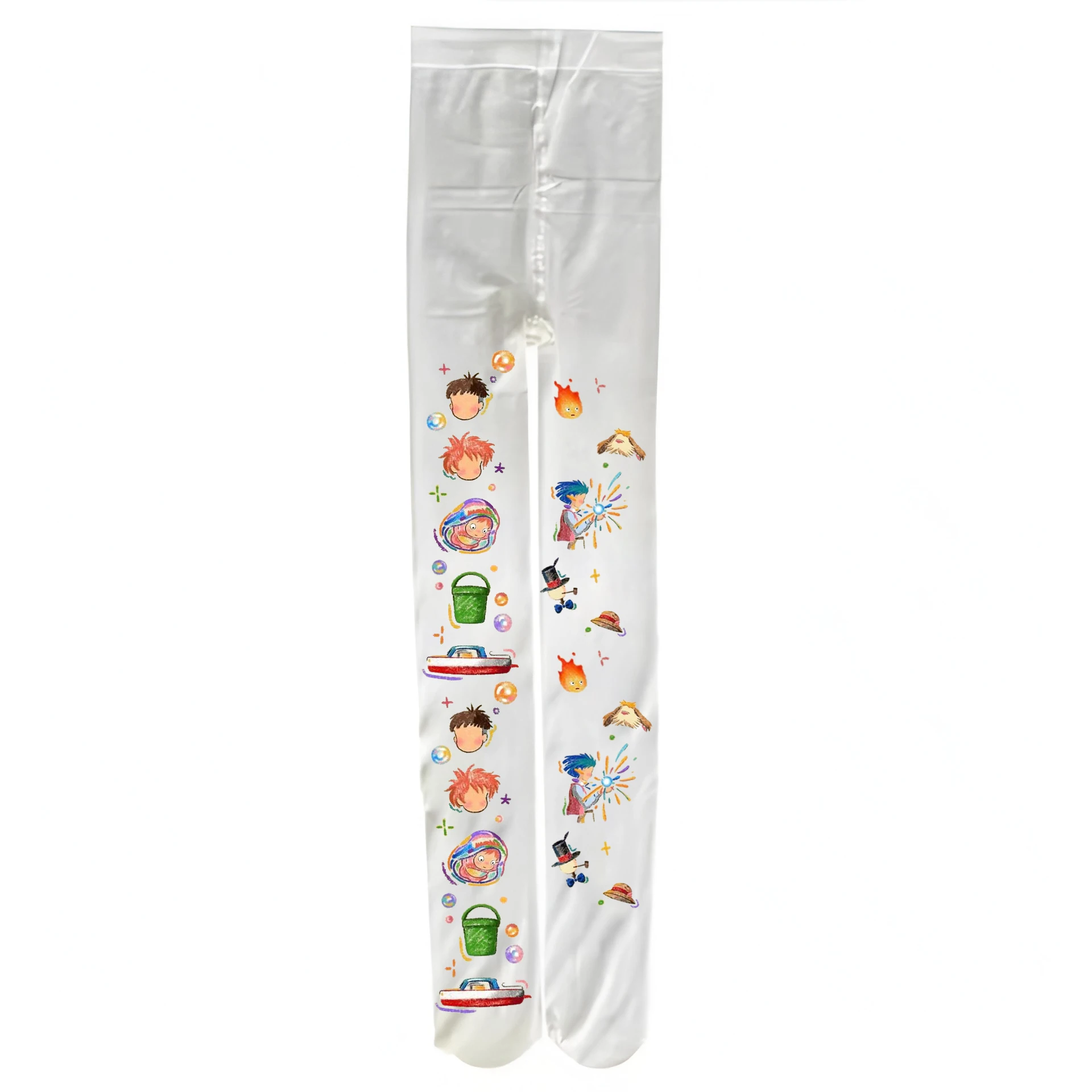

Kawaii women's stockings, pantyhose, Japanese cute style pattern, simple and versatile, daily wearable leggings