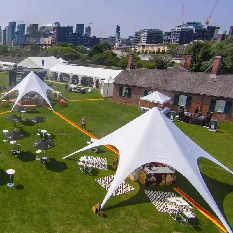 5 Trade Show Event Shape Spider Inflatable Man Tent 10m Outdoor Star Canopy Folding Oxford Fabric Cover Zhuhai