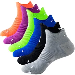Running Nylon Short Socks for Women Men Four Season Drying Breathable Non Slip Marathon Cycling Sports Socks