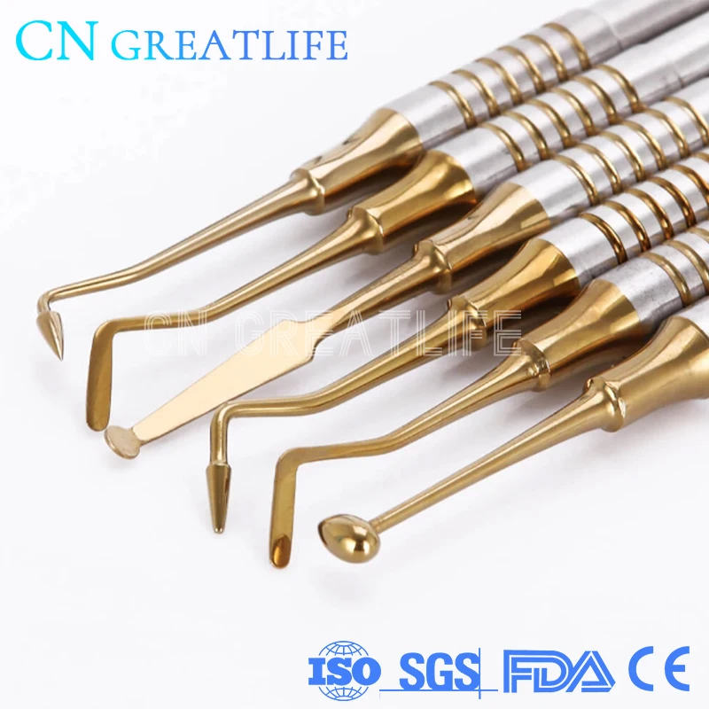 

6pcs/set Professional Equipment Dental Suraical Instruments Resin Filling Aesthetic Restoration Kit