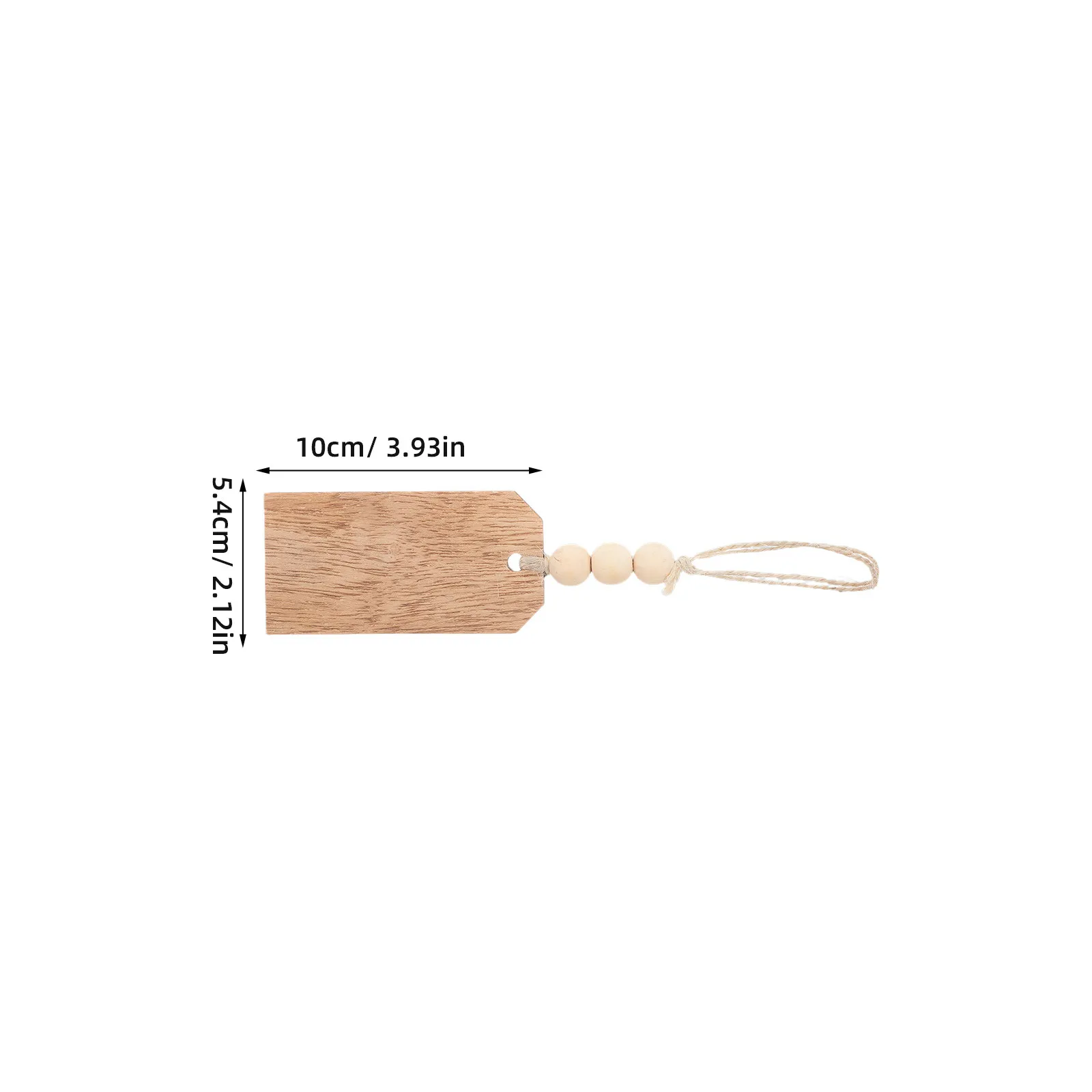 10pcs Christmas Stocking Name Tags With Breads Rope Xmas Stocking Hanging Tags Unfinished Wood Slices Blank Tag Labels Ornaments