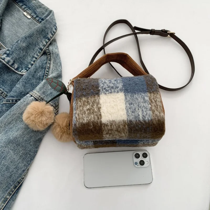 حقيبة ساعي جلدية عصرية للنساء بتصميم كلاسيكي بسيط ومقبض حمل أنيق #6