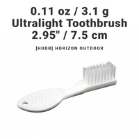 [HODR] Ultralight Toothbrush 3.1g Mini Camping Travel Toothbrush PP for Backpacking Outdoor UL Gear Ultralight Hiking Equipment