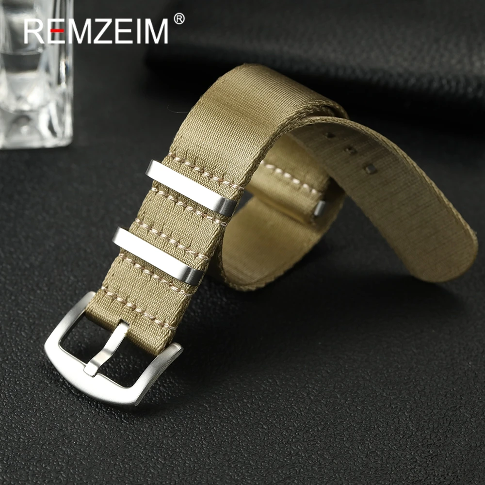 Hochwertiges, bequemes, weiches Nylon-Uhrenarmband, 20 mm, 22 mm, Uhrenarmbänder für Herren und Damen, Ersatz-Uhrenzubehör
