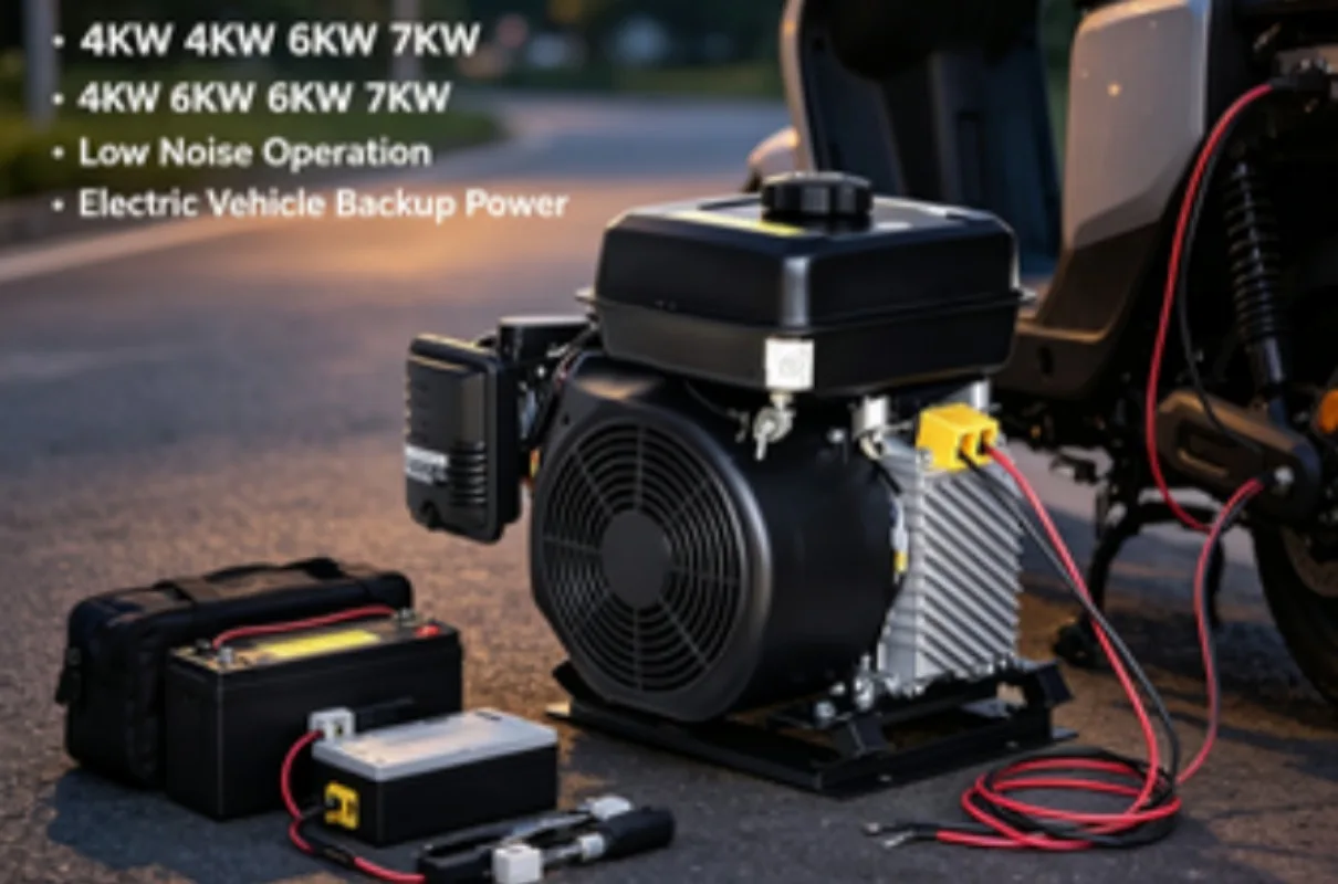 4‑7KW Intelligent Inverter Range Extender Generator Low Noise For 48V 60V 72V Electric Vehicle