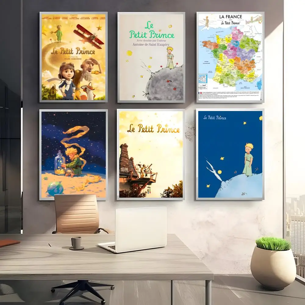 لو بيتي برينس اللوحة الخط قماش المشارك: تجعد الحرة للماء دائم جميع الفضاء جدار ديكور