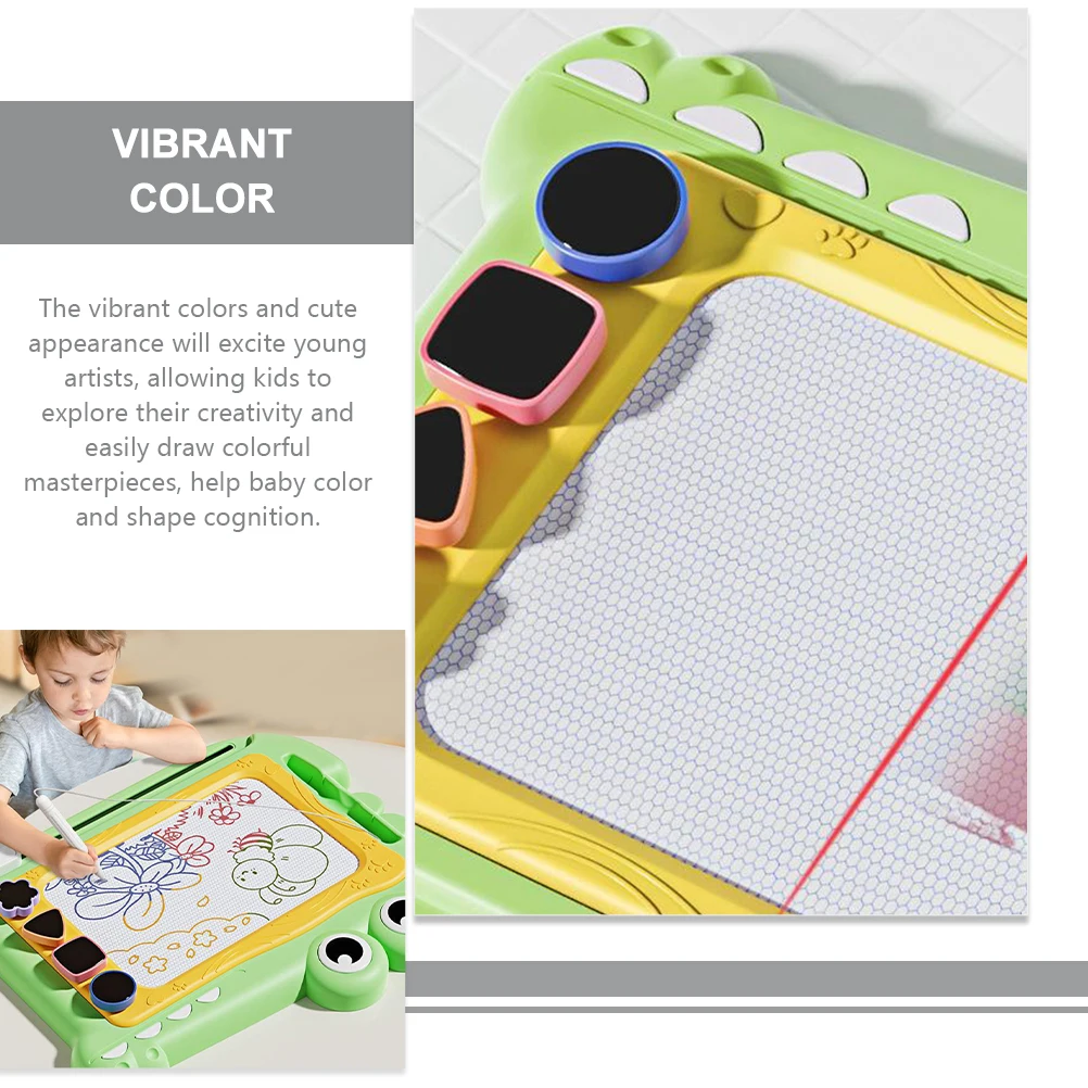 

Magnetic Drawing Board Toys for Toddlers Kids Writing Sketch Doodle Pad Plastic