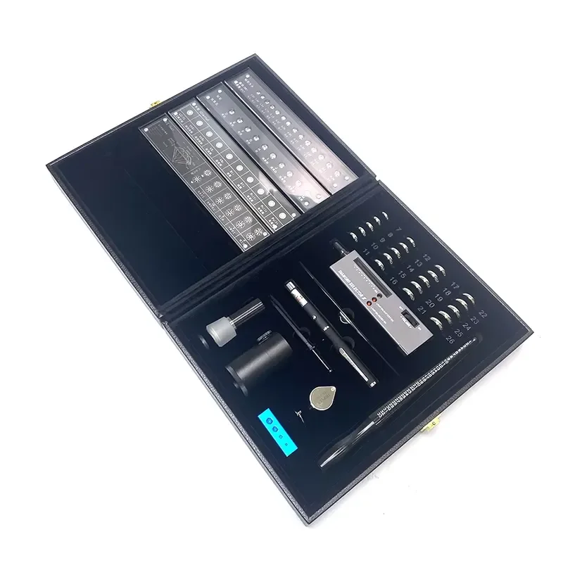 for Gemstone Identification Instrument Set Jewelry Testing Tools Checkers Measurements Feature Analysis Kit Professional