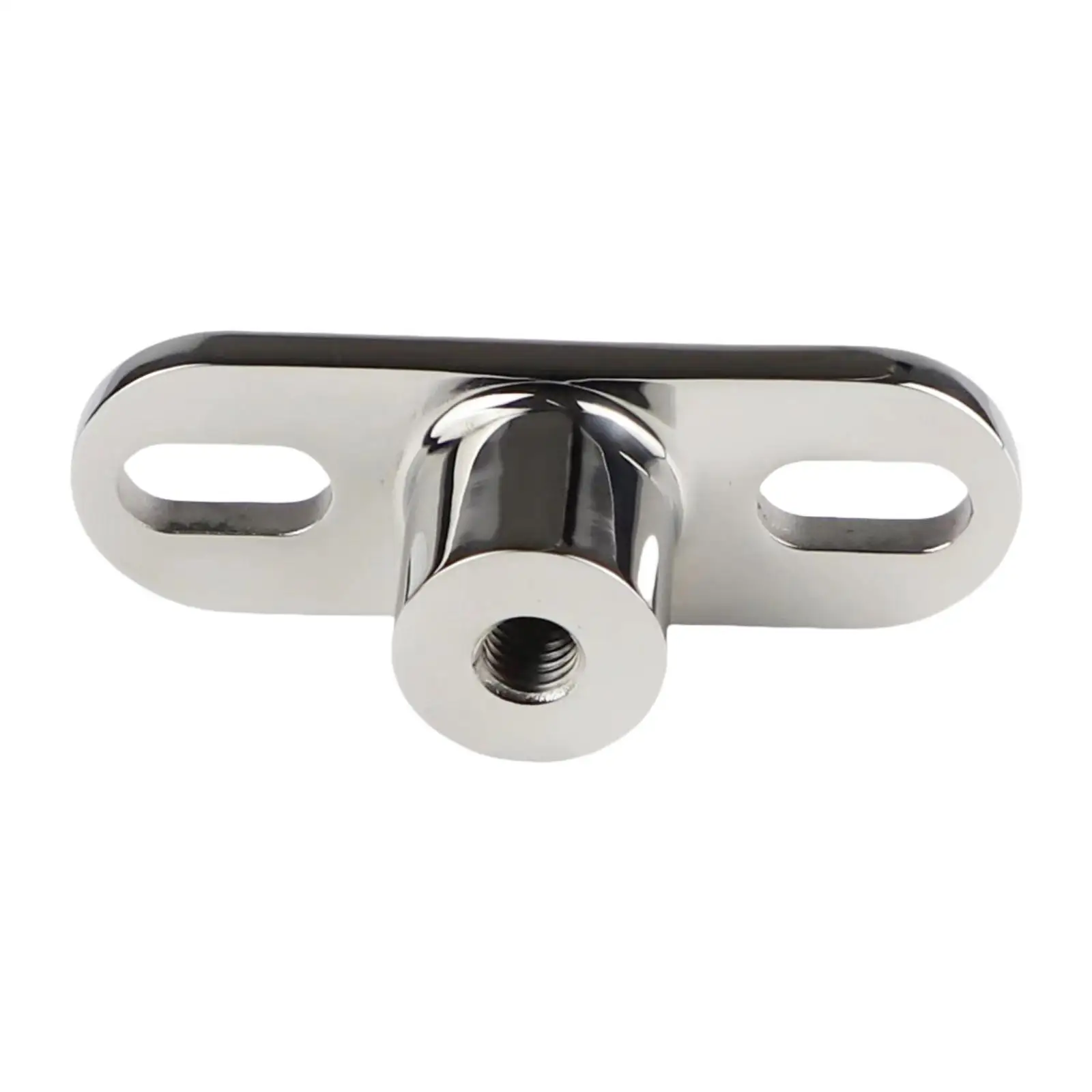 M10 RV Gas Spring Base RV Hydraulic Pneumatic Pad Easily Install Accessories 9x3cm Stainless Steel Support Bracket