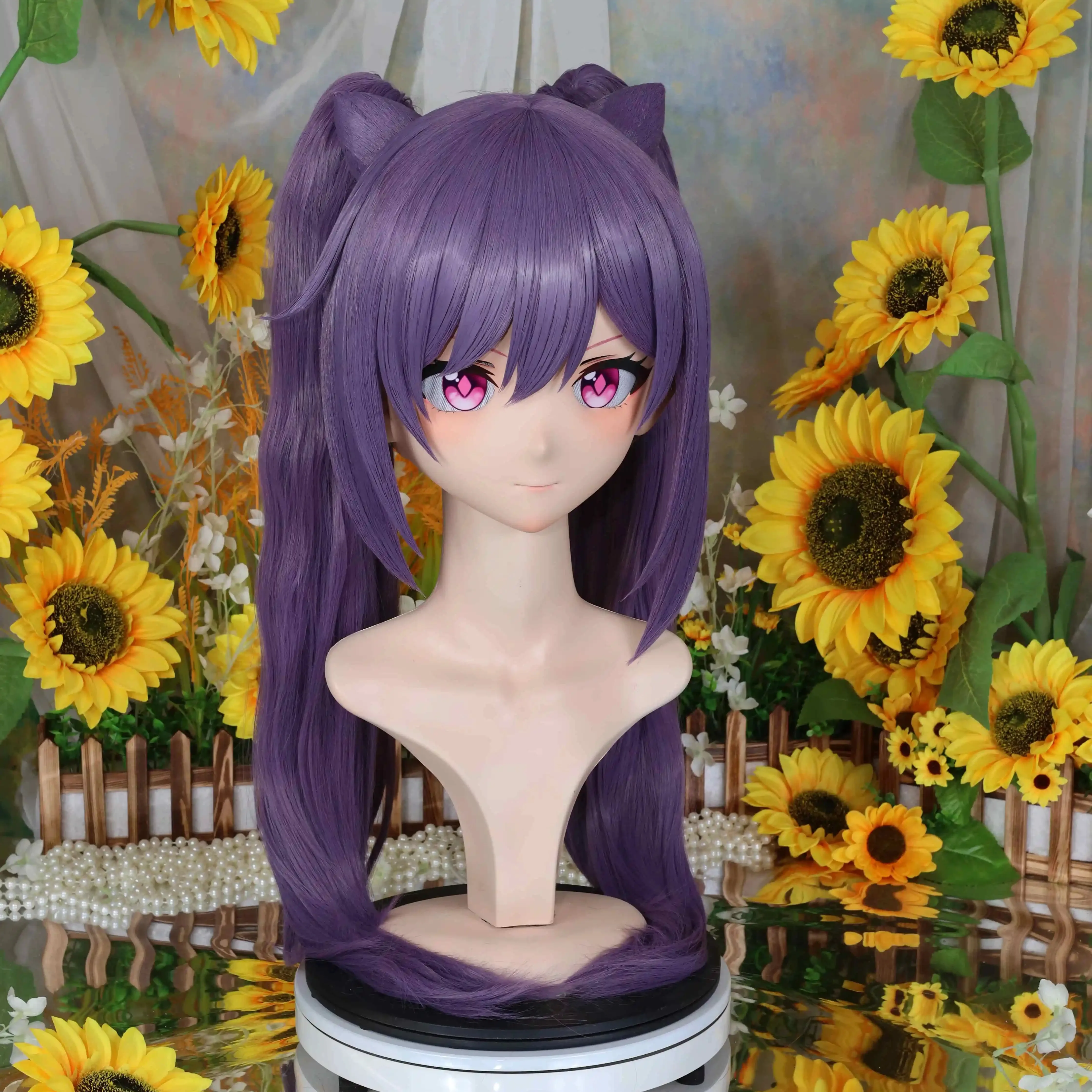 Kigurumi는 잠금 장치가있는 투명 NFD 풀 헤드 코스프레 헤드 쉘 소품 의상 애니메이션 게임을 새겼습니다.