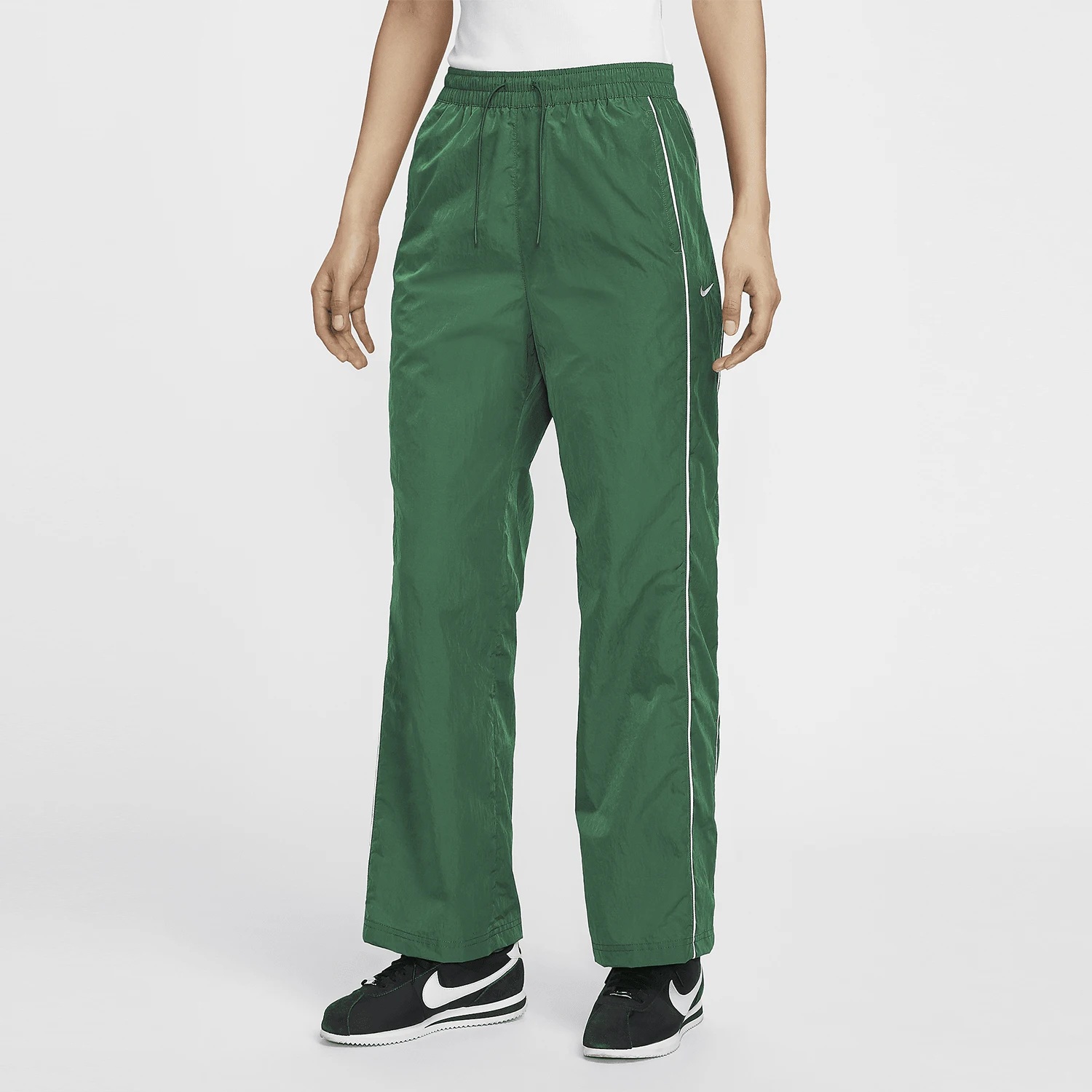 

Официальные женские дышащие повседневные брюки Nike Windrunner с завязками FV7656-300