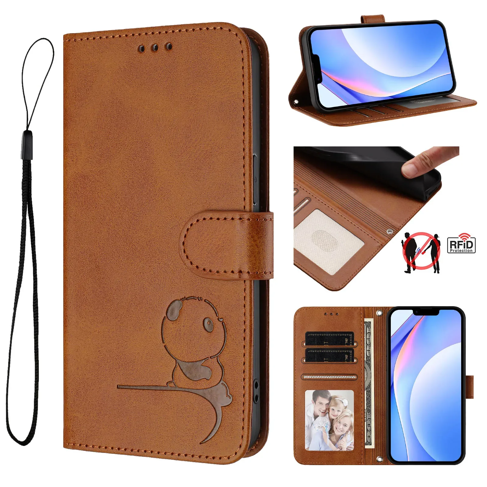 

For Doogee Note 59 58 Pro N55 High Quality Leather +TPU Protecting Phone Case For Doogee Note 59 58 Flip Anti-Knock Wallet Coque