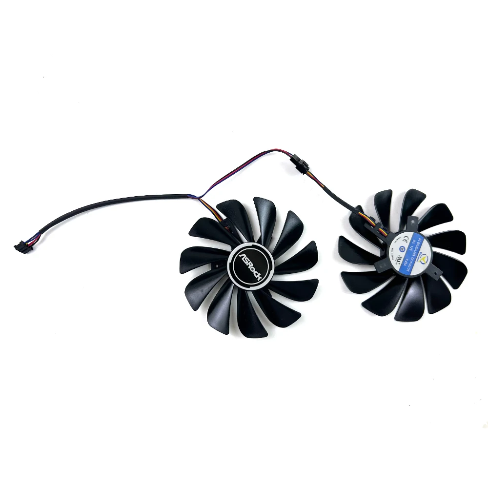 NEW Cooling Fan 95mm 4pin CF1010U12S RX5700 XT GPU FAN For  ASROCK RX5700 5700XT Challenger Graphics Card Replacement Fan view 2