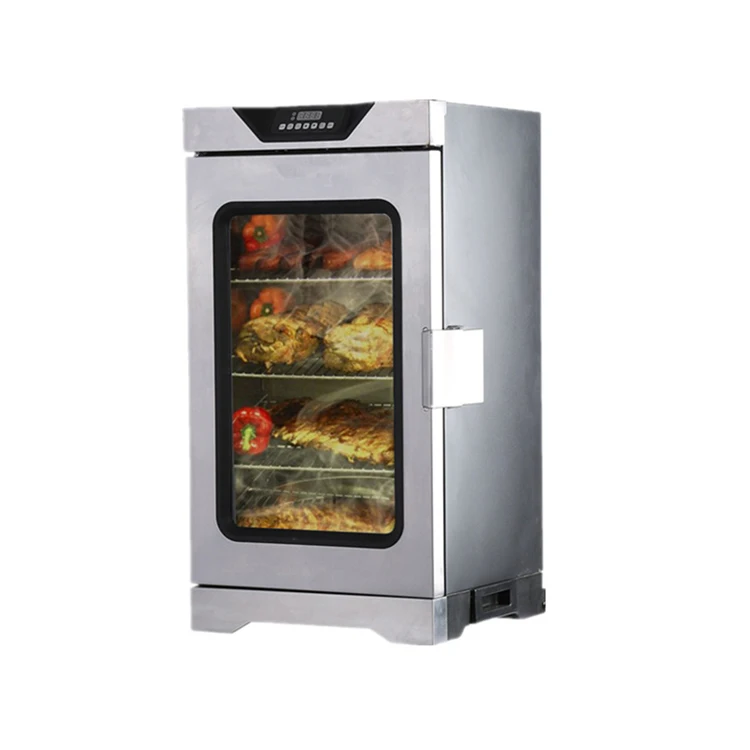 Electric Bbq Grill  With 4 Layers Cooking Grid Stainless Steel Digital Electric Smoker
