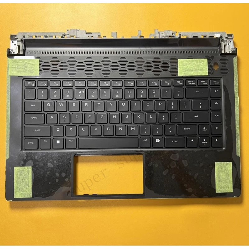 S+   New Palmrest Upper Case US RGB Mechanical KB For Dell Alienware M15 R5 R6 0P3H1