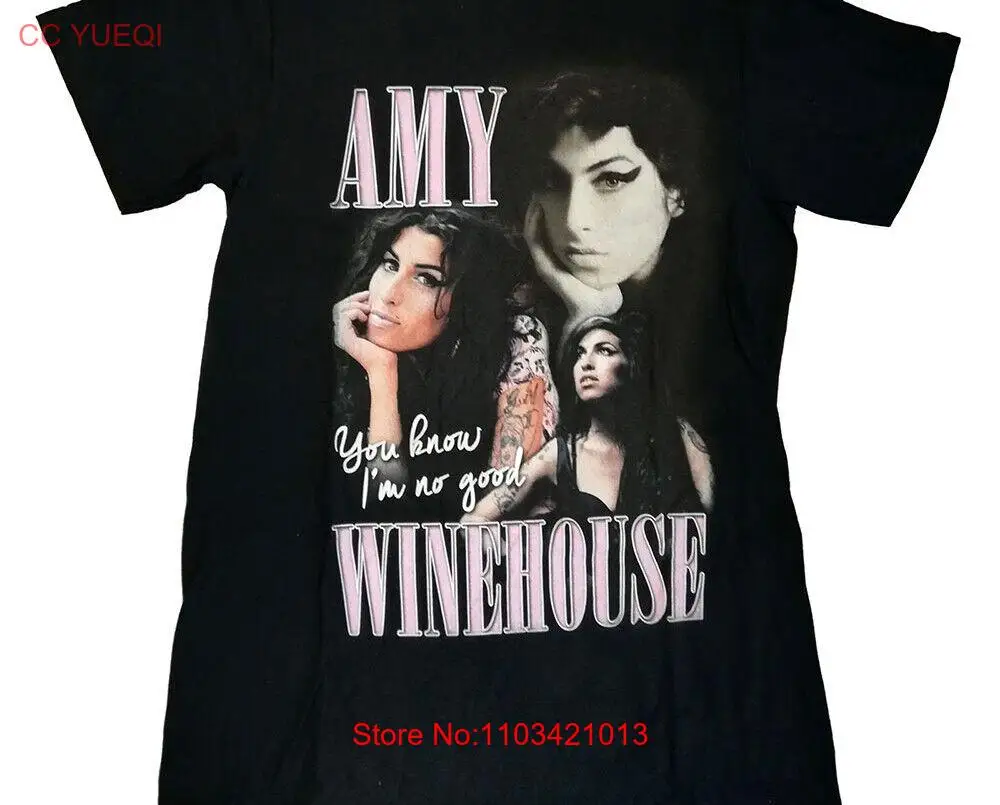 Вы знаете, что я не хороший Amy Winehouse, хлопковая черная Стандартная рубашка унисекс