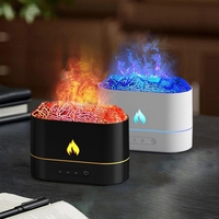 250ml Lava Volcanic Aroma Oil Diffuser with Colorful Flame Lamp USB Ultrasonic Aromatherapy Air Humidifier Fragrance Diffuser