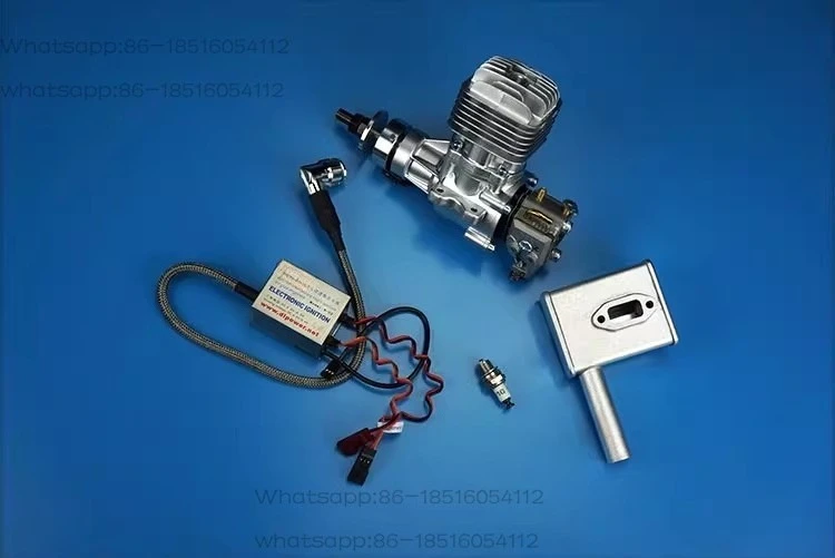 

Model Aircraft Engine Two-stroke Single-cylinder Side Exhaust Natural Air Cooling Hand Start 20CC Displacement