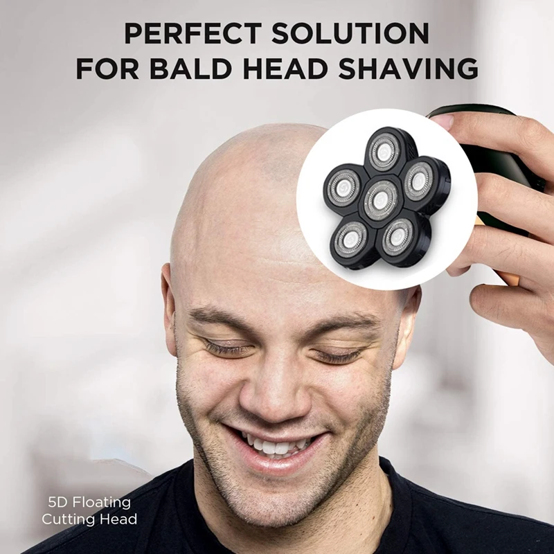 Electric Shaver Accessories For Bald Men Heads Hair Trimmer Blade Six Cutter Head