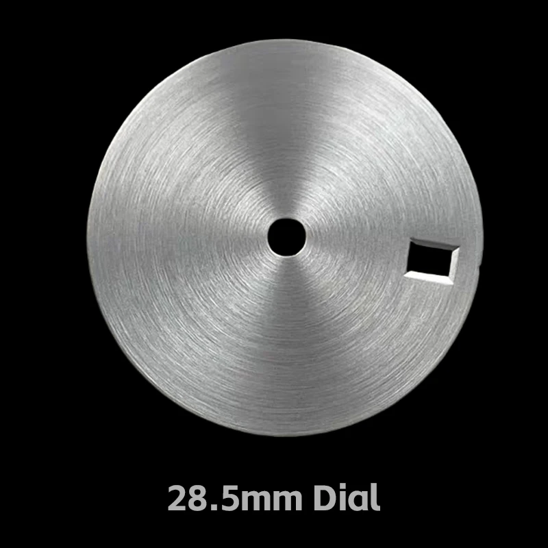 Esfera de 28,5 MM de diámetro, adecuada para montaje NH35/NH36, accesorios de caja de modificación de superficie mecánica DIY.