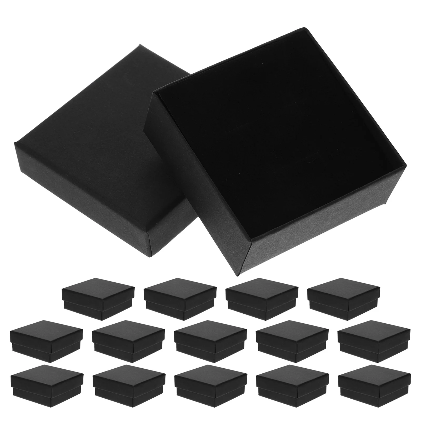 

15Pcs Small Jewelry Box Set Elegant Protective Lining Portable Travel Jewelry Storage Organizer with Lid for Bracelets Necklaces