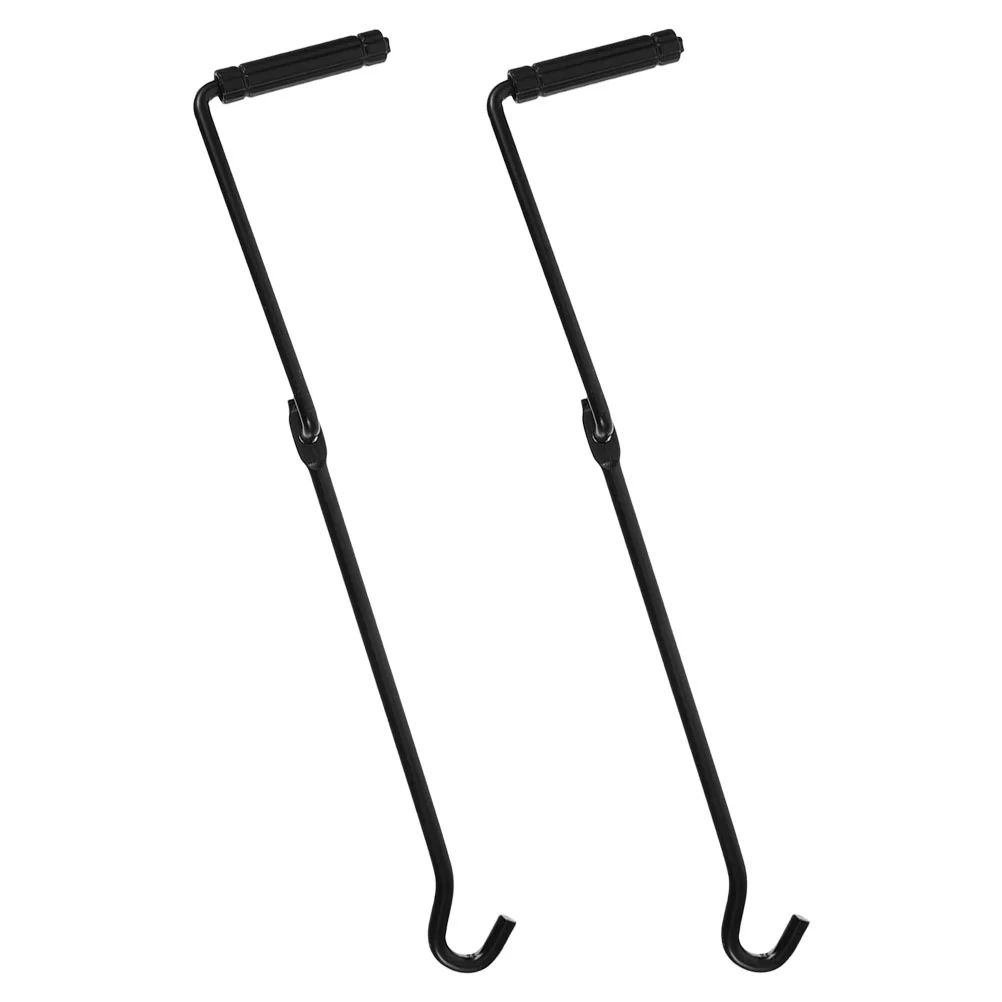 2 Pcs Manual Car Jack Automotive Accessories Metal Trailer Crank Handle Tire Lifting Tools