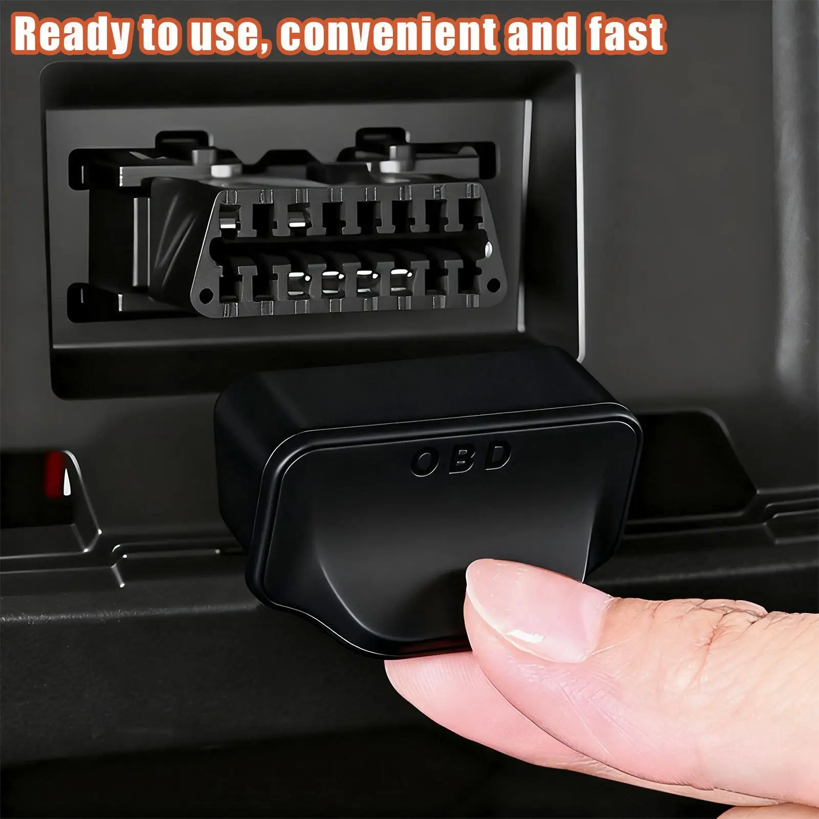 OBD Cover OBD Port Guard Dust Shield Diagnostic Connector Protector For Cargo Golf Cart Sedan Truck SUV Van RV Automotive